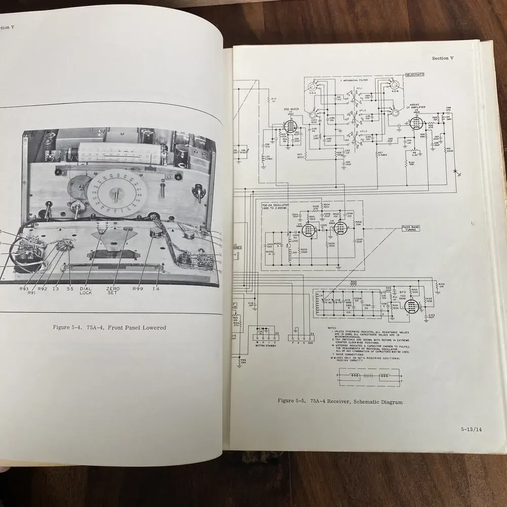Collins Radio Company 75A-4 Amateur Receiver Instruction Book Manual Vintage